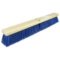 Weiler 24" Green Works Sweep Medium Blue Fill with Rubberwood Block 42356